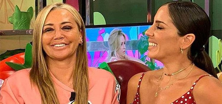 Belén Esteban y Anabel Pantoja en el plató de 'Sálvame'