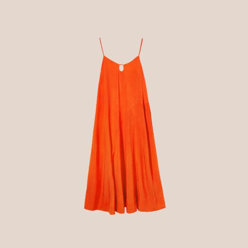 vestido naranja