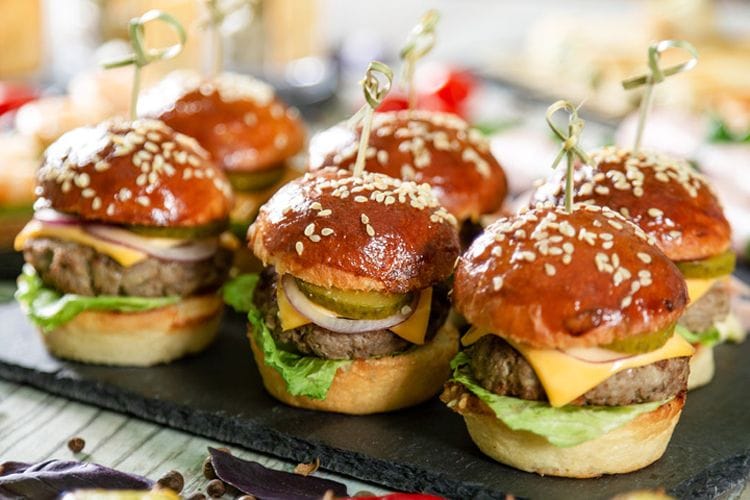 mini hamburguesas