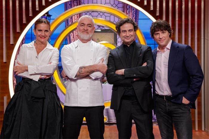 Jordi Cruz y el jurado de MasterChef celebrity