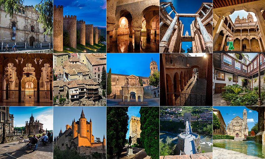 quince ciudades patrimonio de la humanidad espana