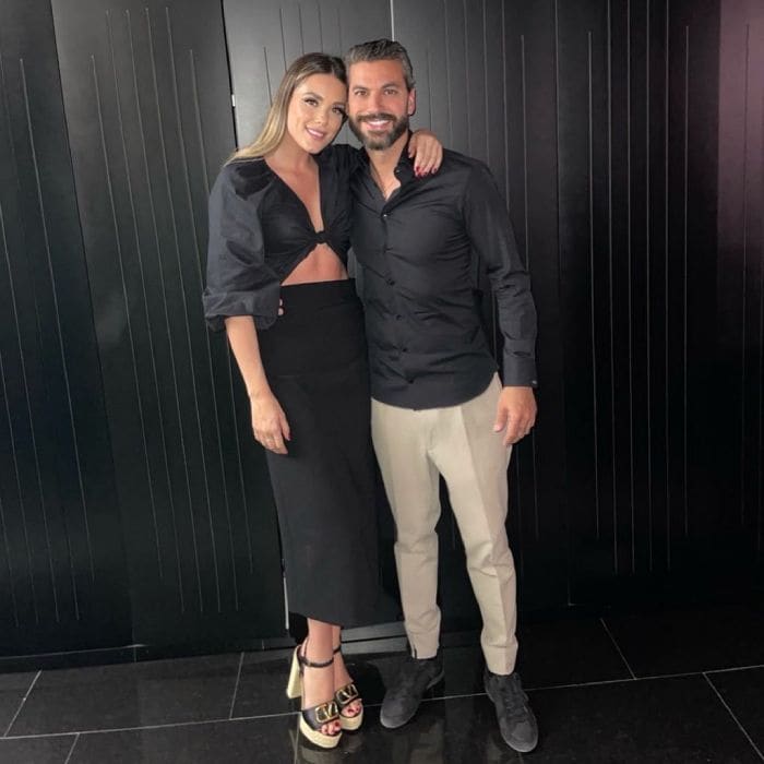 Lorena Gómez y René Ramos posan juntos y felices en el cumpleaños de su hijo