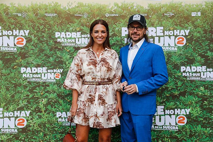 Paula Echevarría y Santiago Segura en el estreno 'Padre no hay más que uno 2''