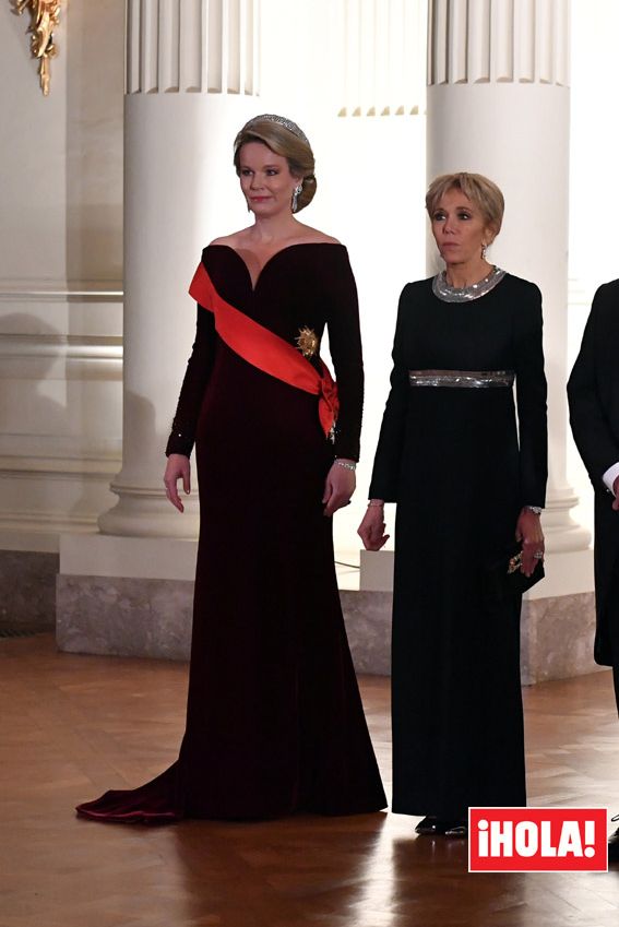 Matilde de Bélgica y Brigitte Macron