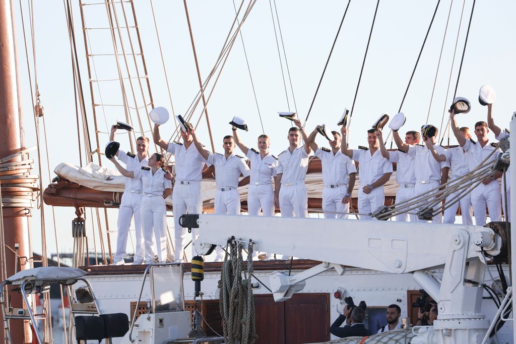 LA PRINCESA LEONOR LLEGA A LAS PALMAS TRAS SU TRAVESÍA EN EL BUQUE JUAN SEBASTIAN ELCANO