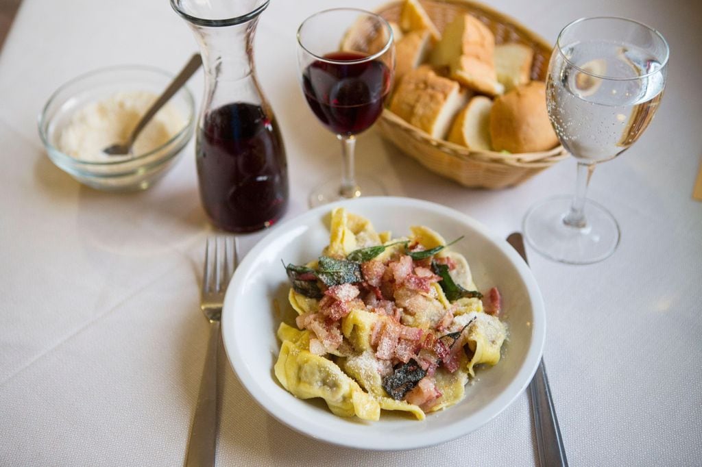 Los casoncelli, una variedad de pasta rellena de carne muy típica de Bérgamo y, en realidad, de toda Lombardía