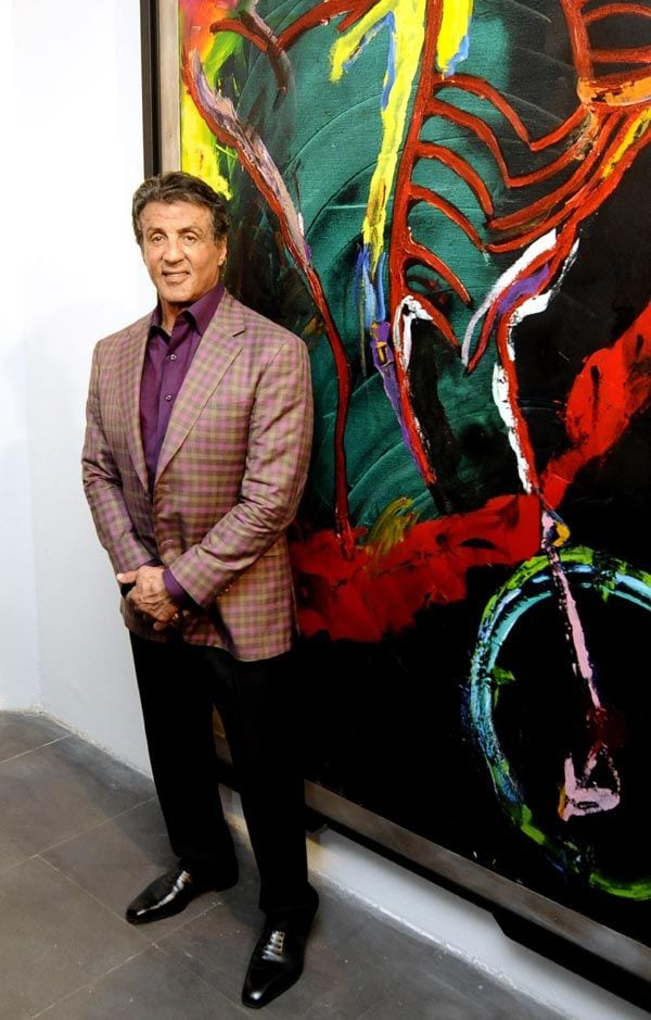 El actor Sylvester Stallone lleva pintando desde que era un niño y ha asegurado que es su verdadera pasión
