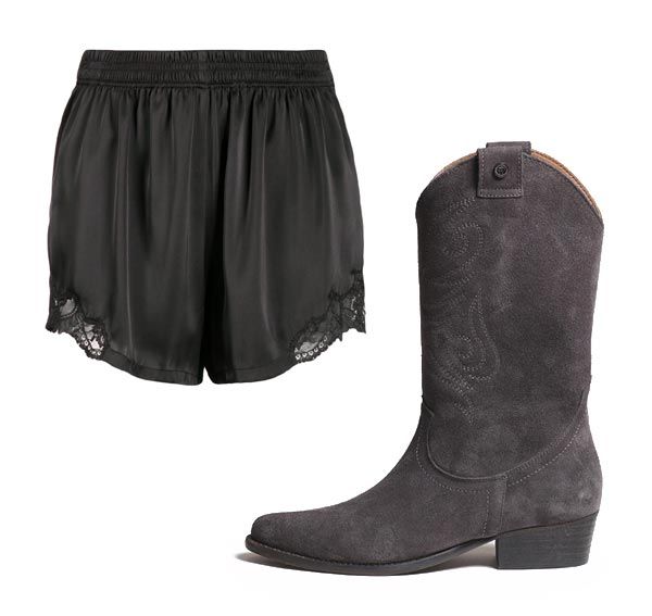 look1 botas shorts