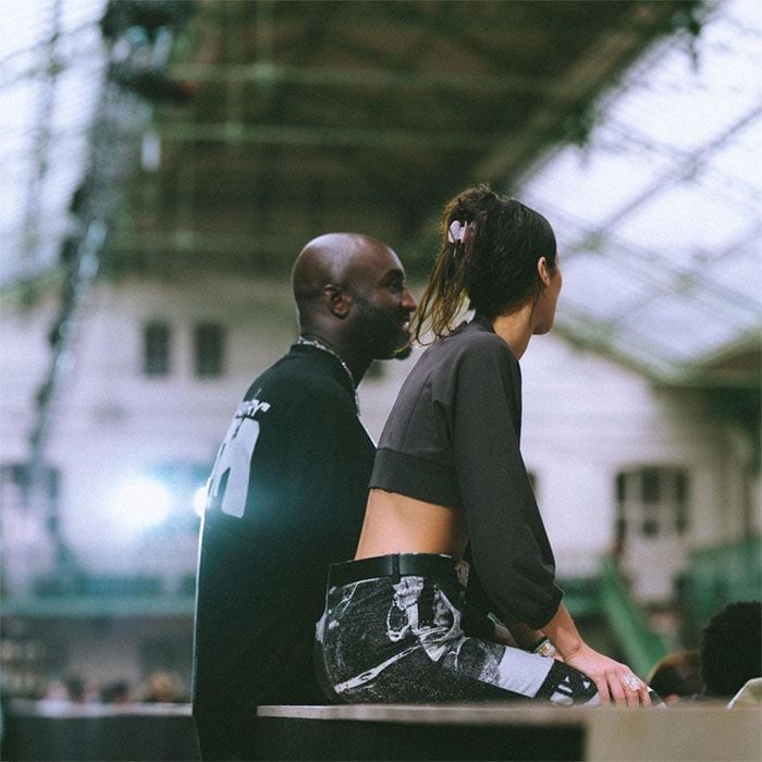 Virgil Abloh y Bella Hadid