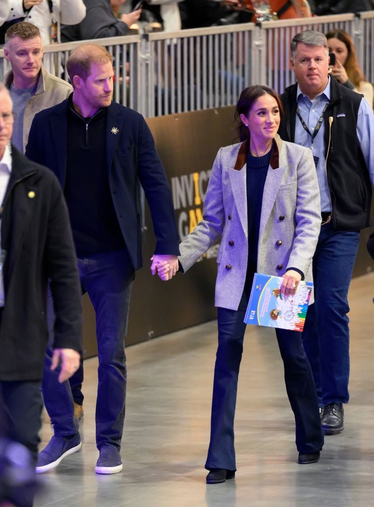 Meghan Markle y el príncipe Harry asisten a los Invictus Games en el Vancouver Convention Centre en Vancouver, British Columbia