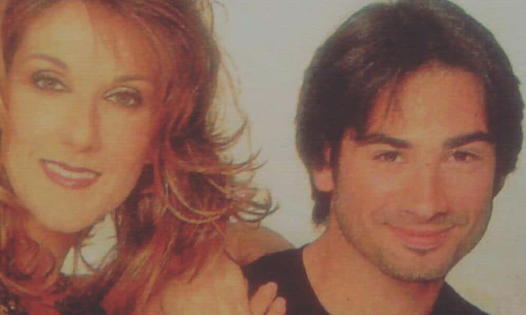 Frédéric Lerner junto a Celine Dion.