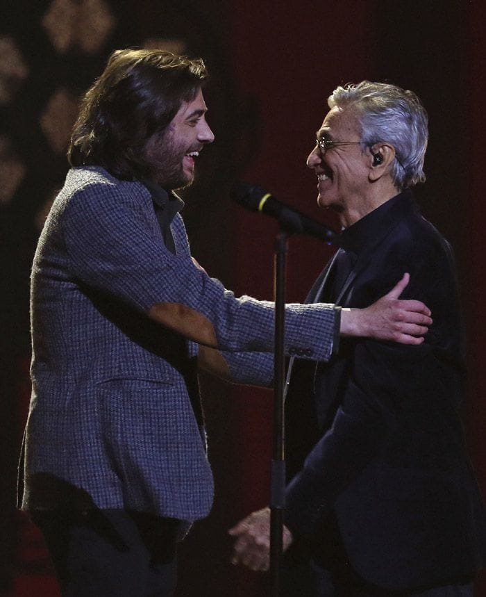 Salvador Sobral y Caetano Veloso