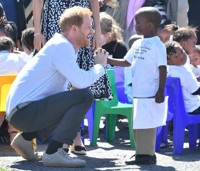 El príncipe Harry en Sudáfrica