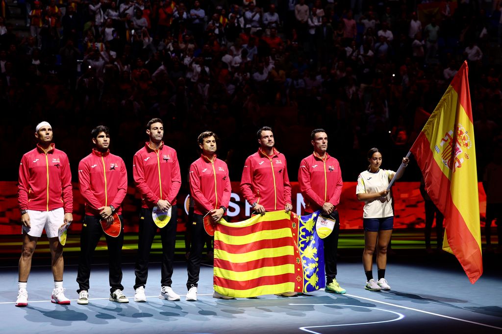 Nadal y el equipo español tuvieron un gesto solidario con las víctimas de la DANA en Valencia.