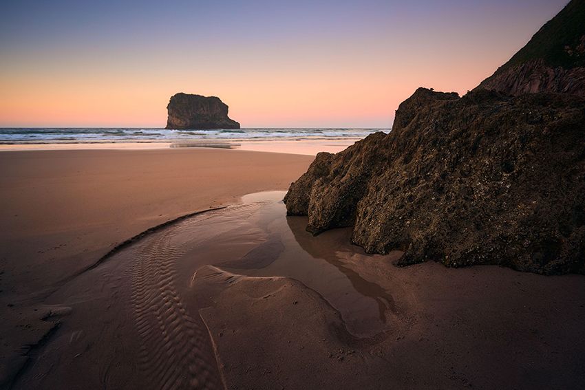 Playa de Ballota, Llanes, Asturias