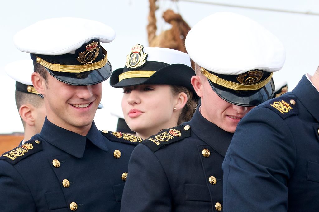 La princesa Leonor en Elcano