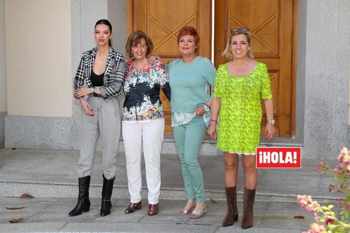 María Teresa Campos con sus hijas Terelu Campos y Carmen Borrego y su nieta Alejandra Rubio