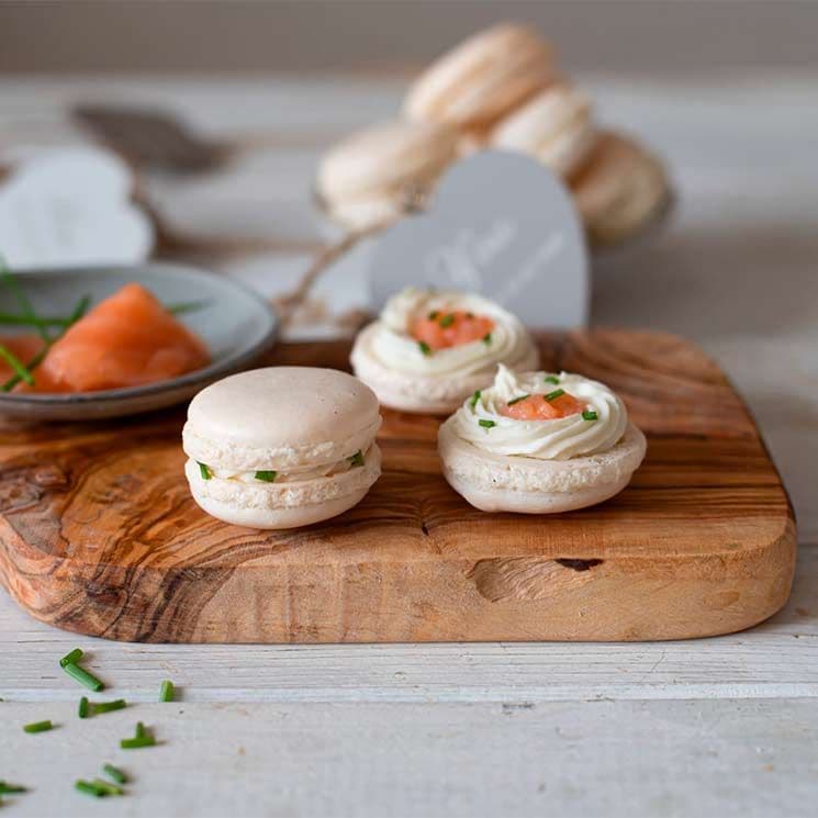 macarons salmon