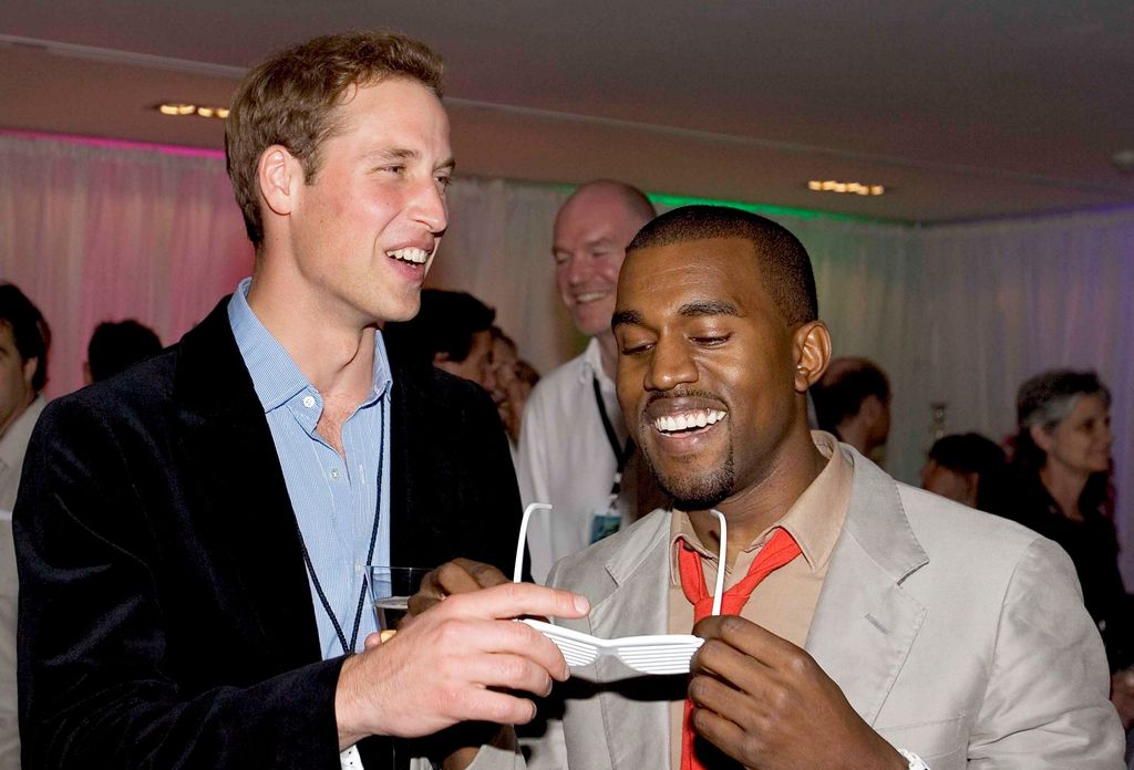 Prince William jokes with Kanye West after concert