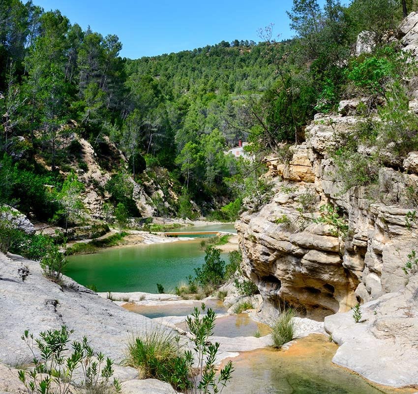 Pozas de Pou Clar, Ontinyent, Valencia