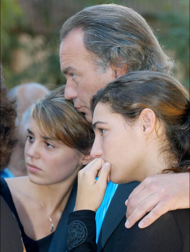 Bertín Osborne con sus hijas Claudia y Eugenia Osborne