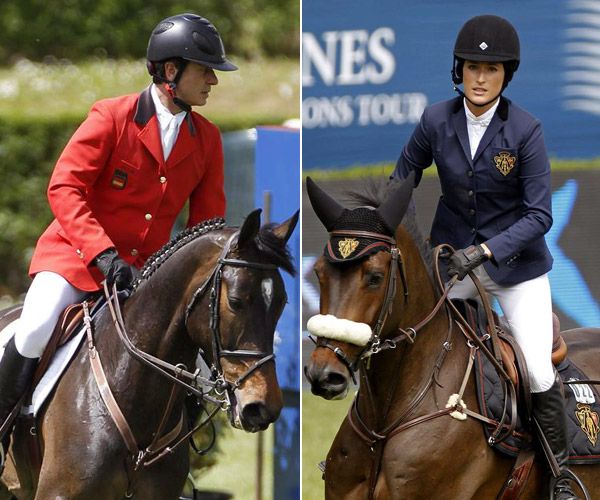 Cayetano Martínez de Irujo también ha participado en este concurso de saltos, pero no ha contado con el apoyo de Melani Costa, con quien vive una bonita historia de amor desde hace algo más de un año
