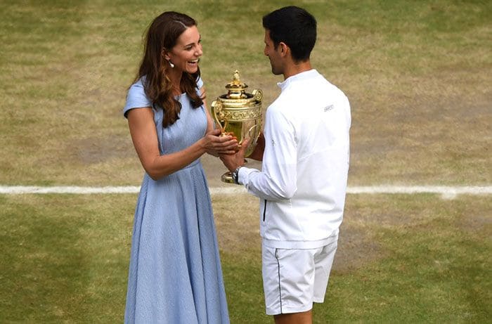 Los duques de Cambridge acuden con todos los Midldeton a la final masculina de Wimbledon