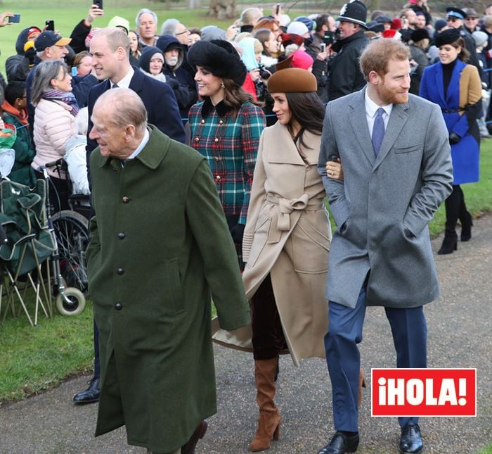 Meghan Markle en sus primeras Navidades con la Familia Real británica