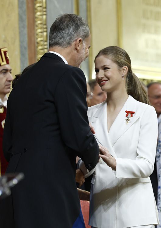 Felipe VI y la princesa Leonor