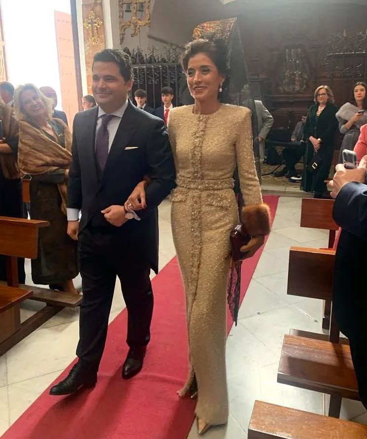 Vestido de madrina de Roberto Diz