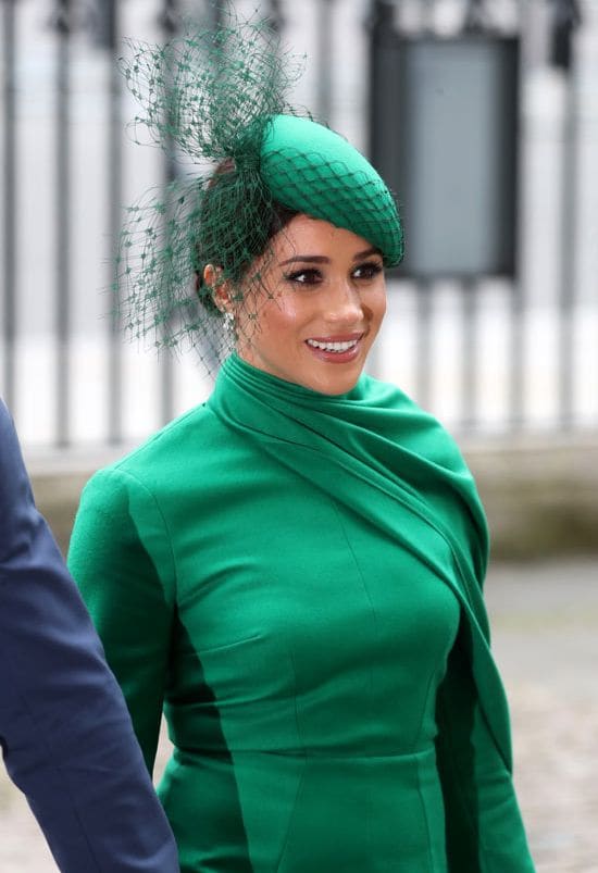 Meghan Markle con vestido verde
