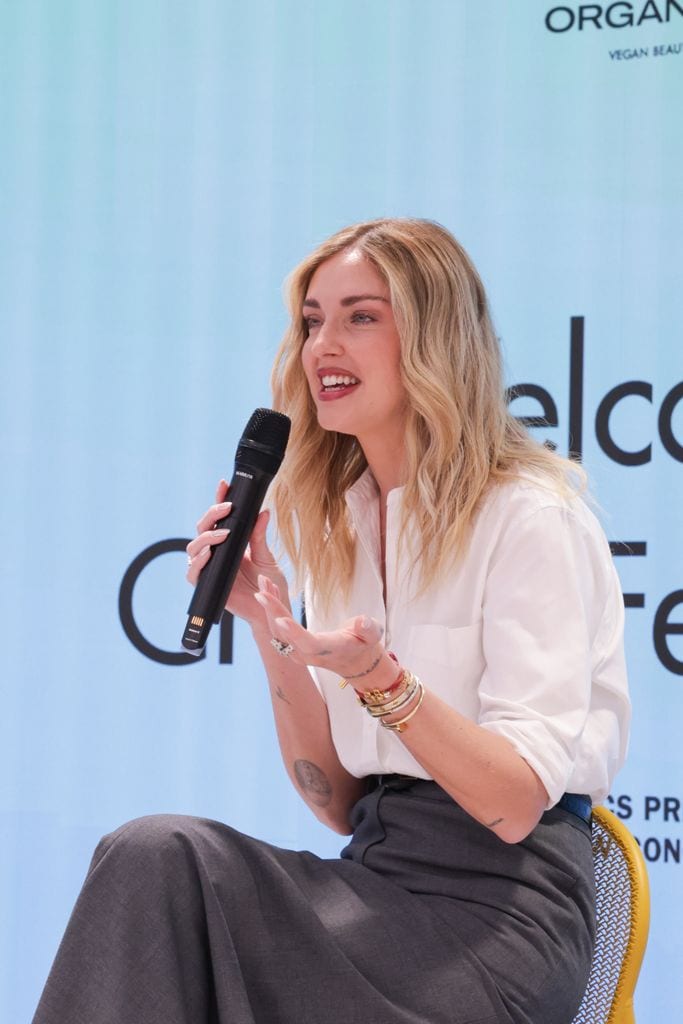 Chiara Ferragni at brand event in Madrid on monday, 16 September 2024.