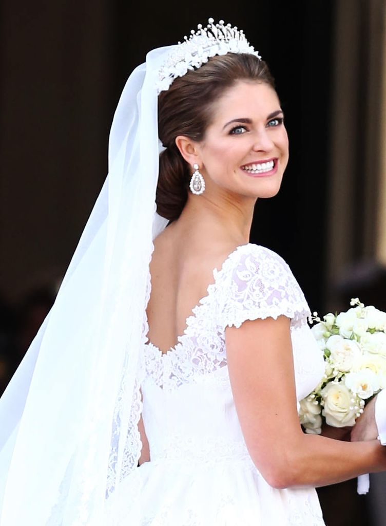 Las joyas de Magdalena de Suecia el día de su boda