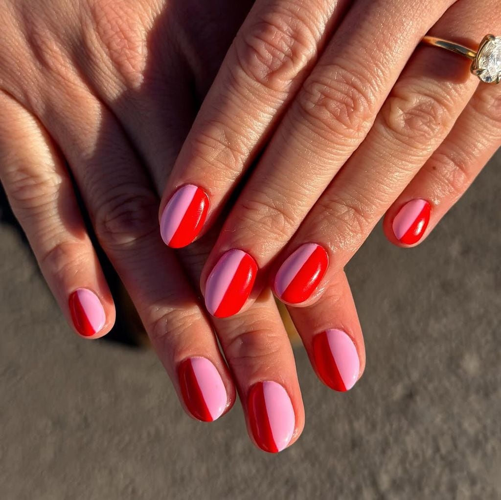 manicura uñas rojas