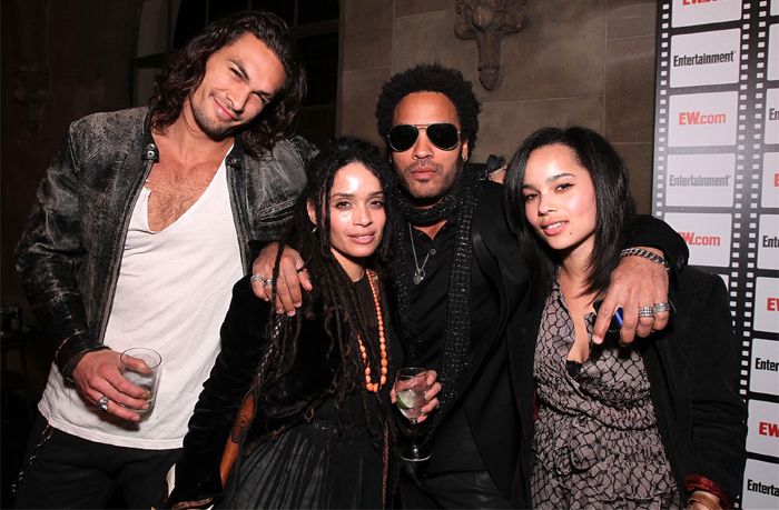 La 'modern family' de Lenny Kravitz