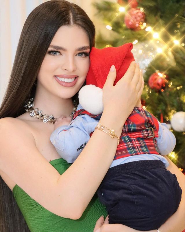 Nadia Ferreira está pasando unas Navidades muy especiales al lado de su bebé