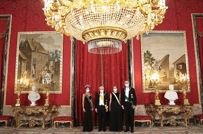 Los Reyes recuperan las cenas de gala en el Palacio Real dos años después