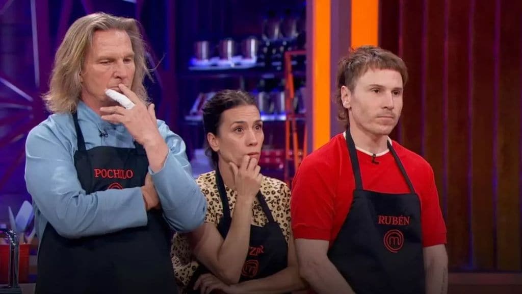 Pocholo, Itziar Miranda y Rubén Ochandiano, concursantes de MasterChef celebrity 9, septiembre 2024