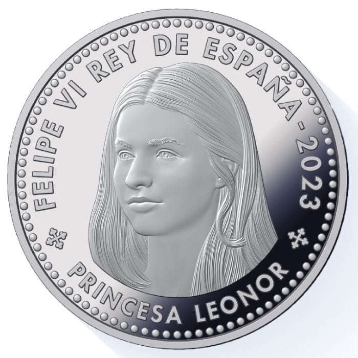 Moneda de la princesa Leonor
