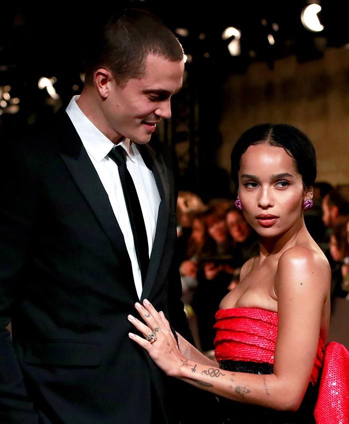 Zoe Kravitz con Karl Glusman