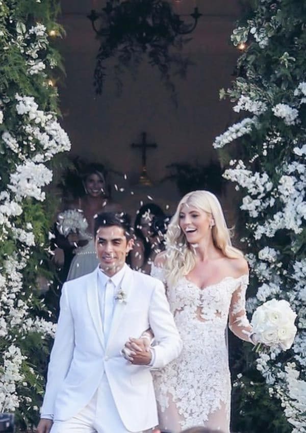 Devon Windsor en su boda