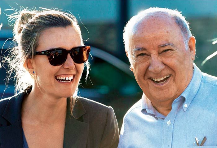 Marta Ortega y su padre, Amancio Ortega