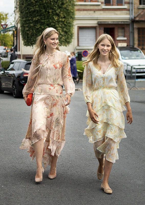 Elisabeth y Eleonore de Bélgica, sus looks de invitada en la boda de su tío