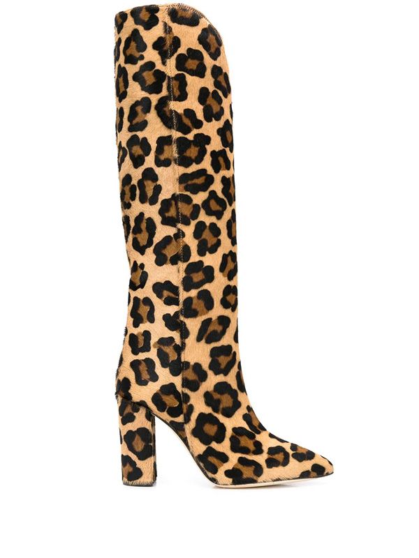 bota leopardo paris texas