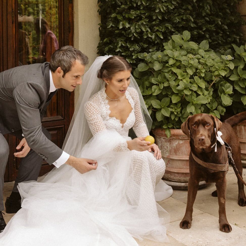 Carmen Ballesteros Botín el día de su boda