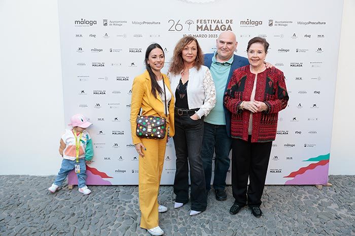 La nieta de Carlos Lauras acapara todo el protagonismo en el Festival de Málaga