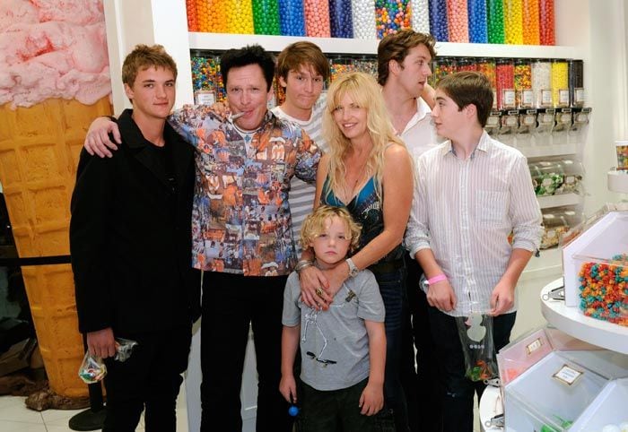 Michael Madsen con su familia