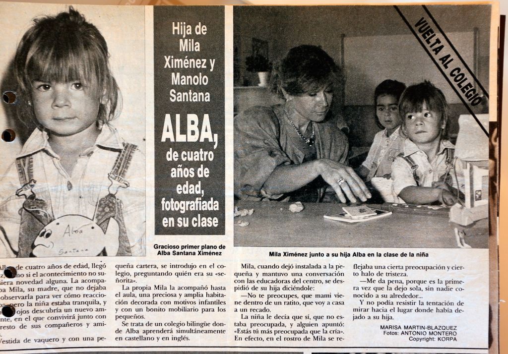 Reportaje de Alba Santana, con cuatro años de edad