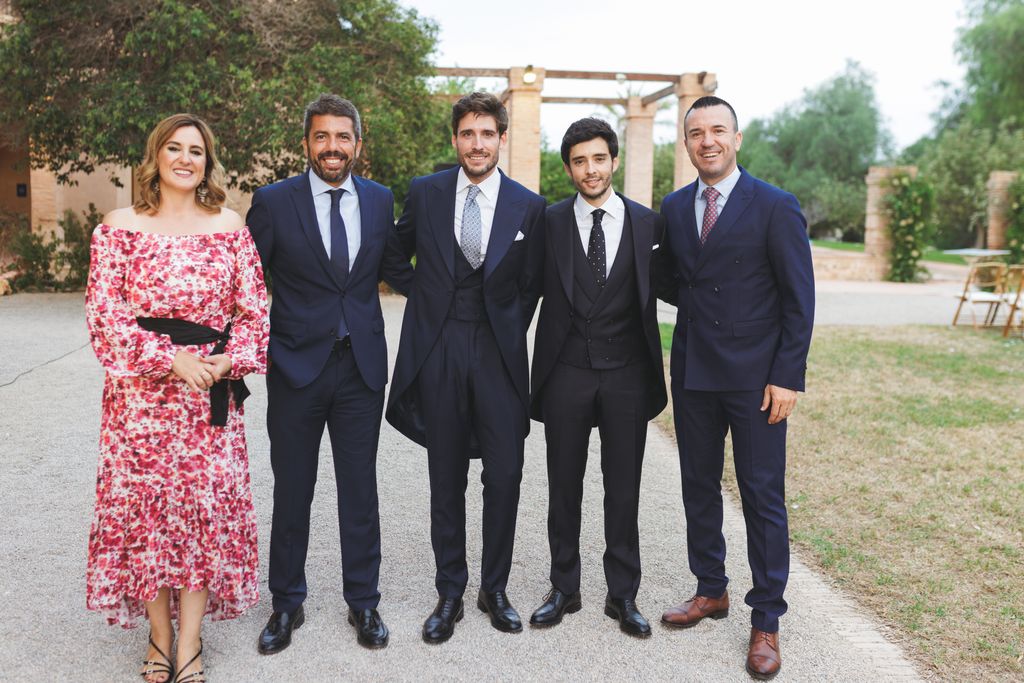 Juan Carlos y Javier con invitados