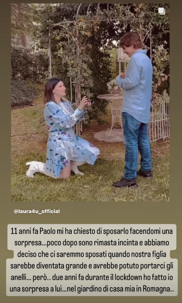 Laura Pausini y Paolo Carta